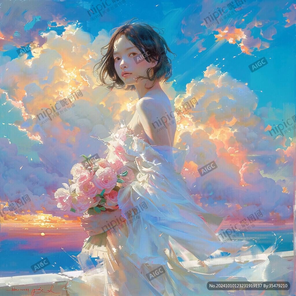 数字油画插画设计
