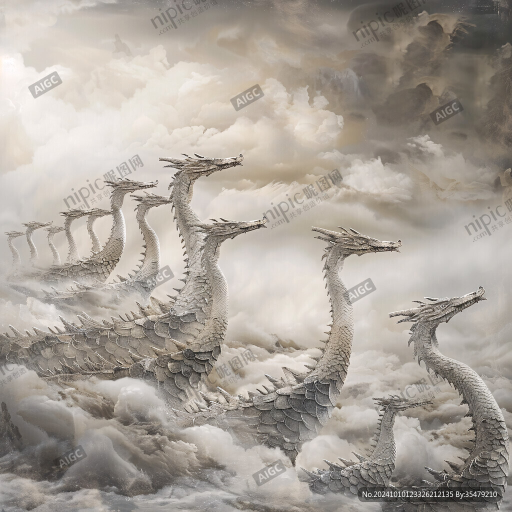 金龙立体画