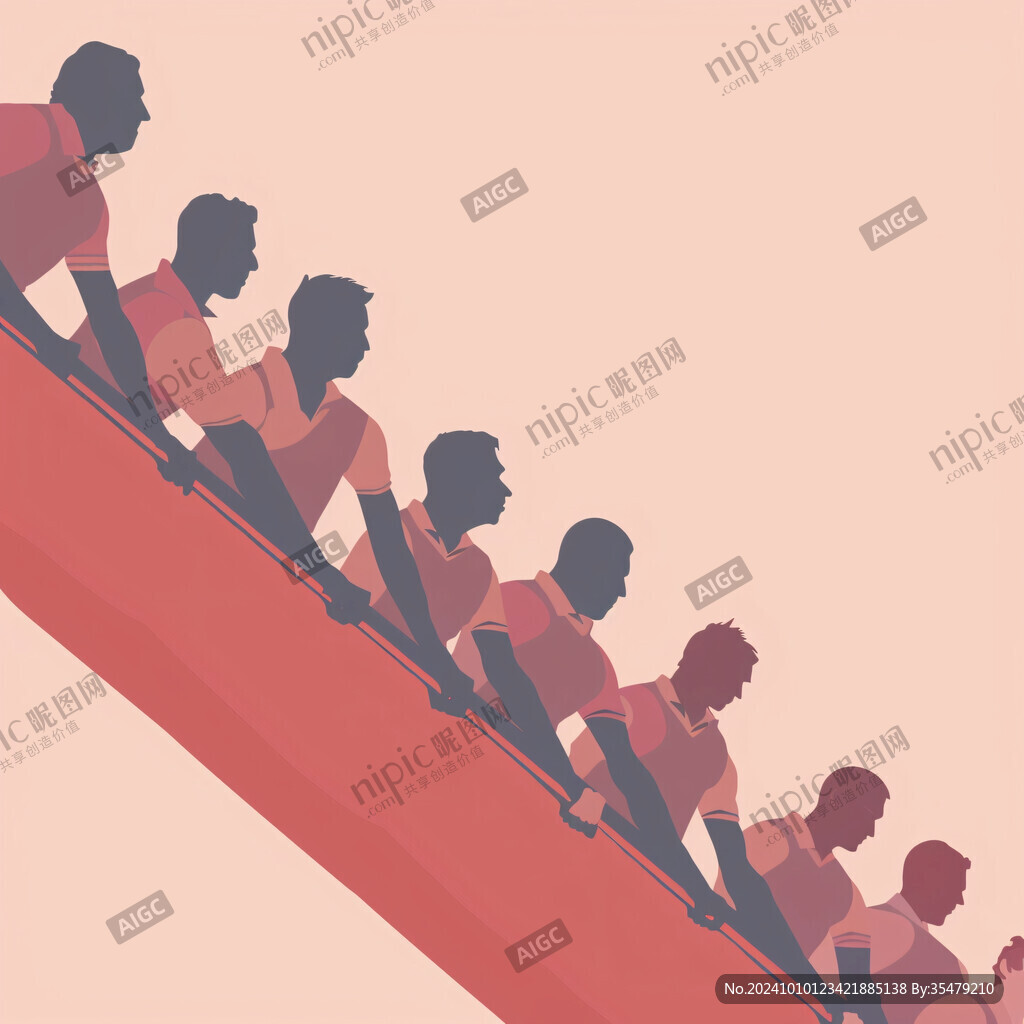 扶手梯来往人群