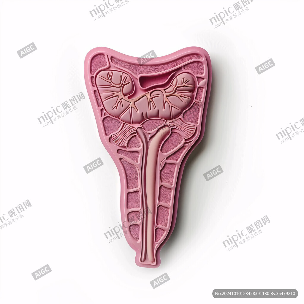 女人子宫剖面图