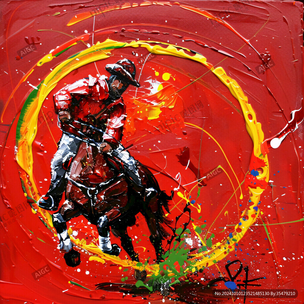 骑士装饰画