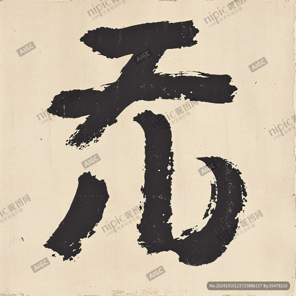 不字书法字