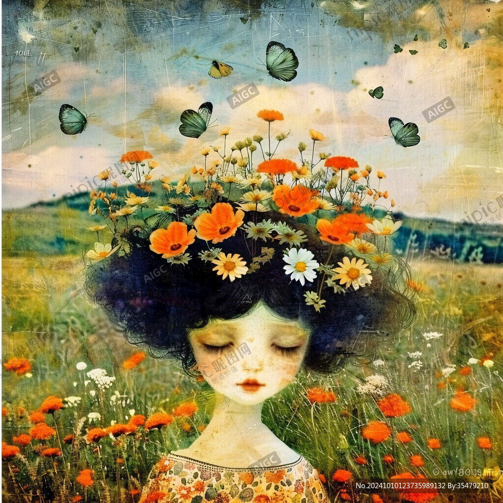 花草中的女王