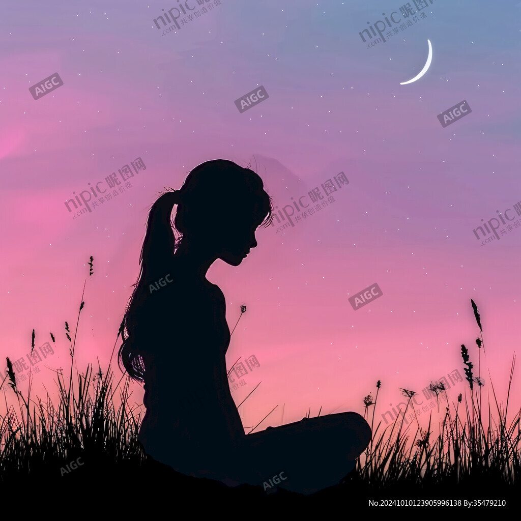 瑜伽粒子星空海报