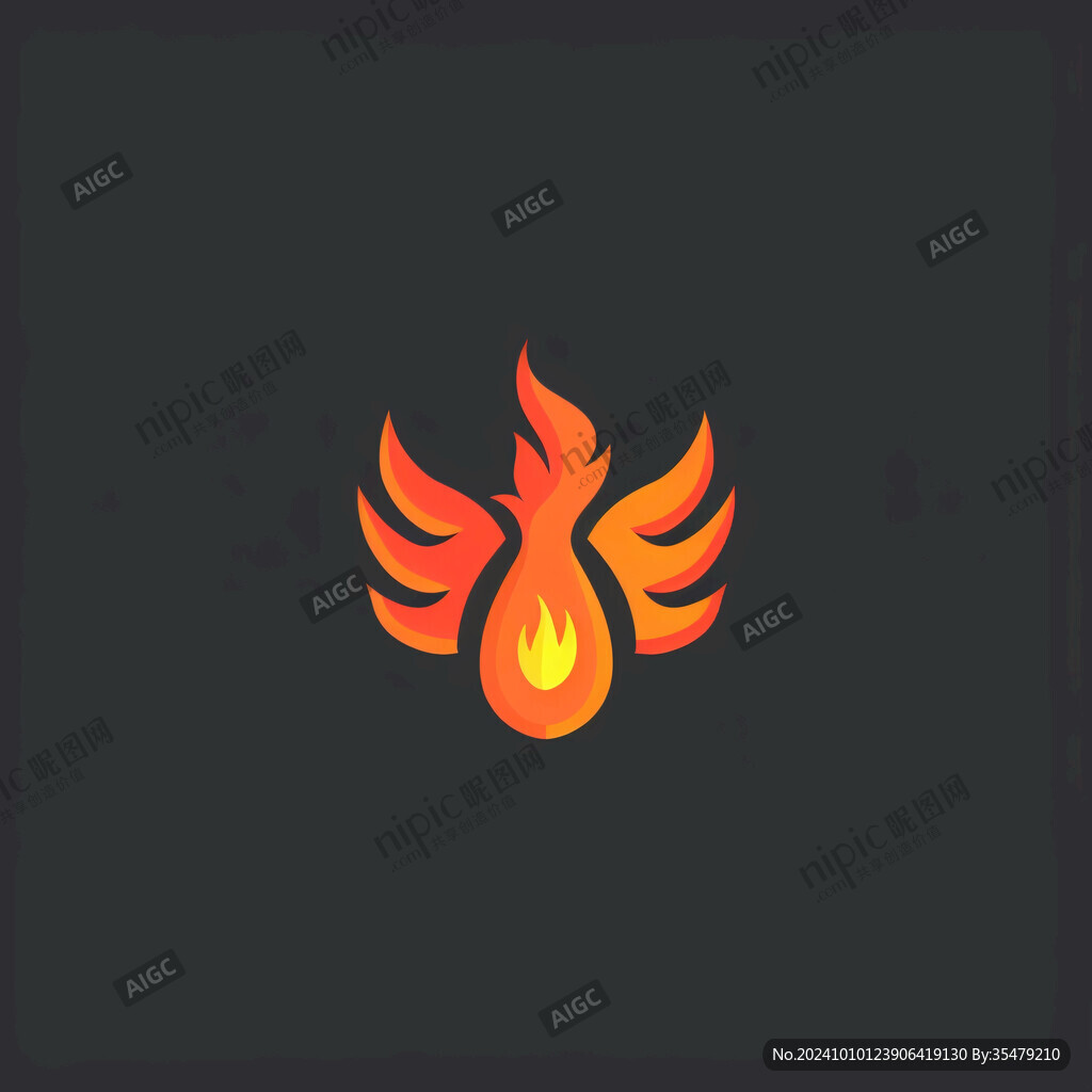 火苗标志火焰logo