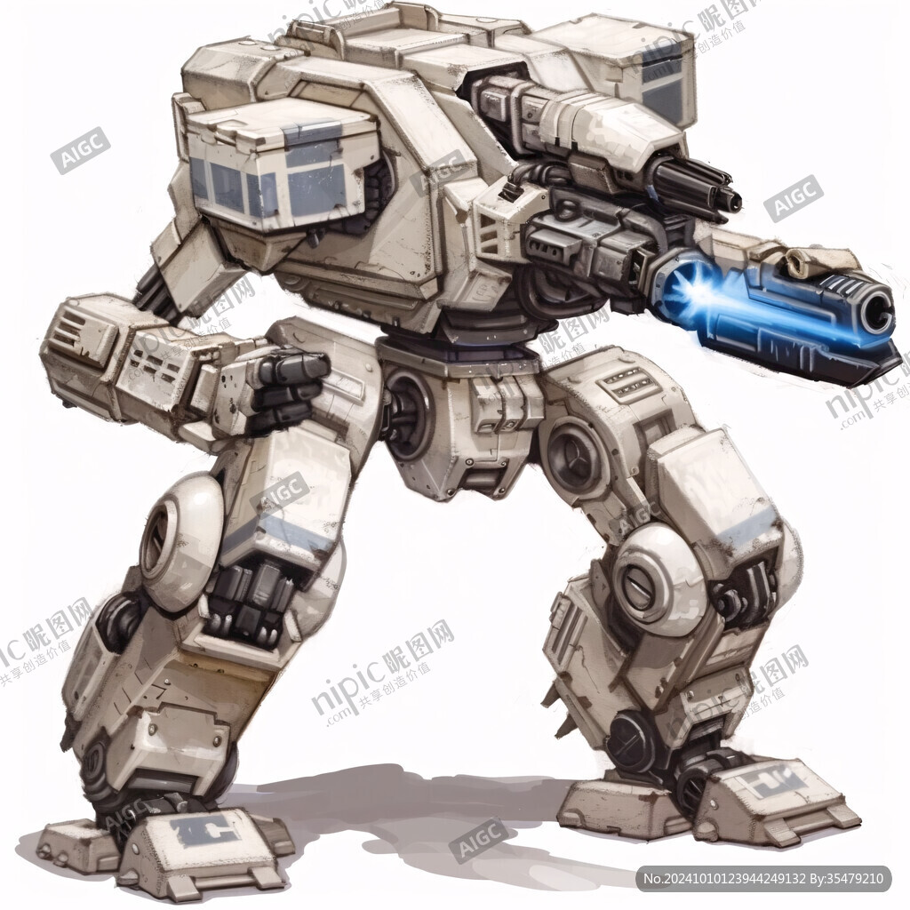 机甲风卡通人物