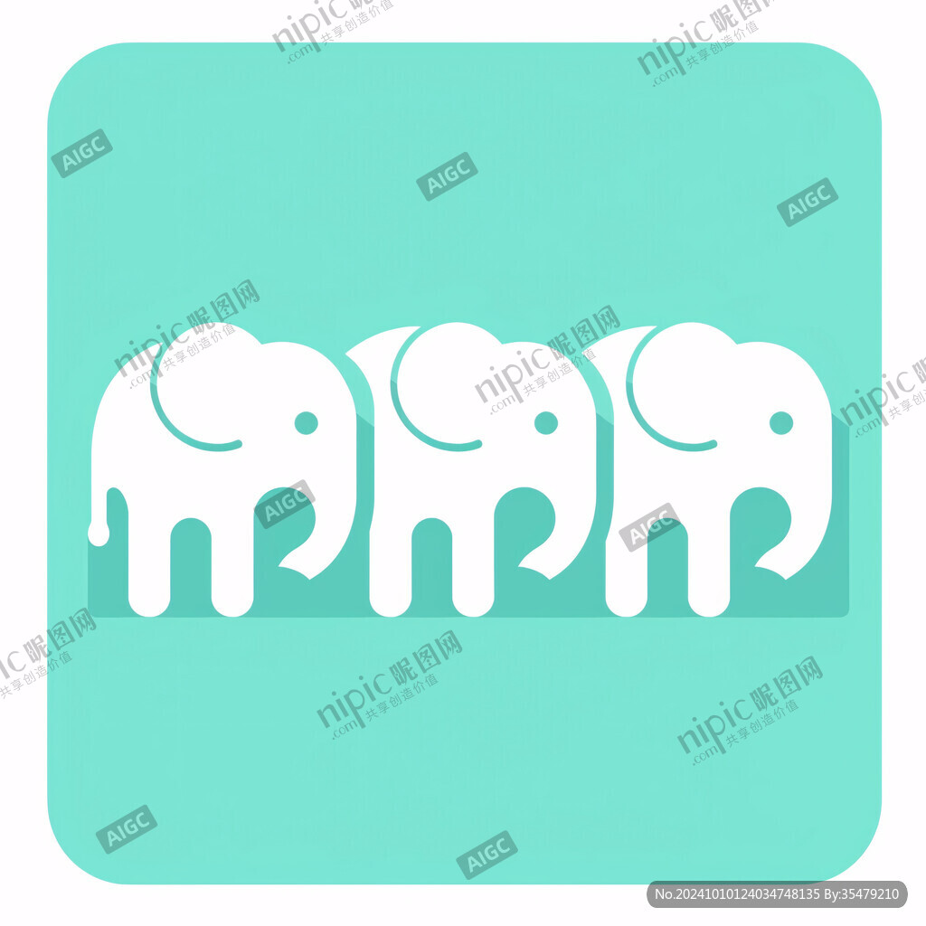 卡通动物象logo