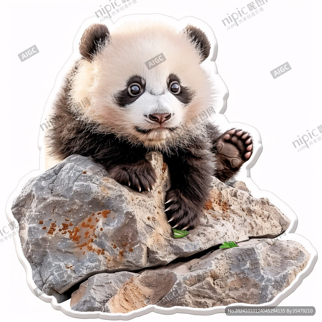 小熊猫小动物素材