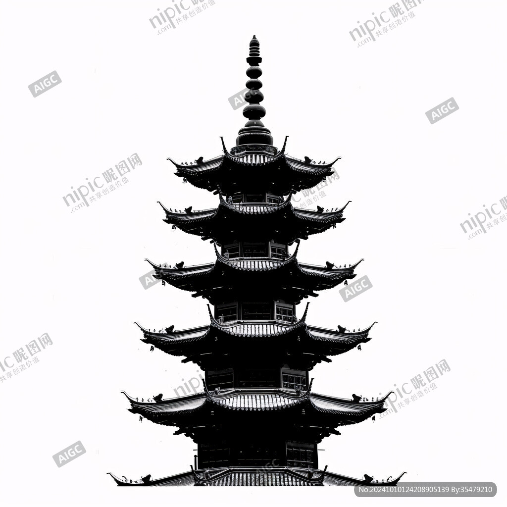 瑞云塔素材