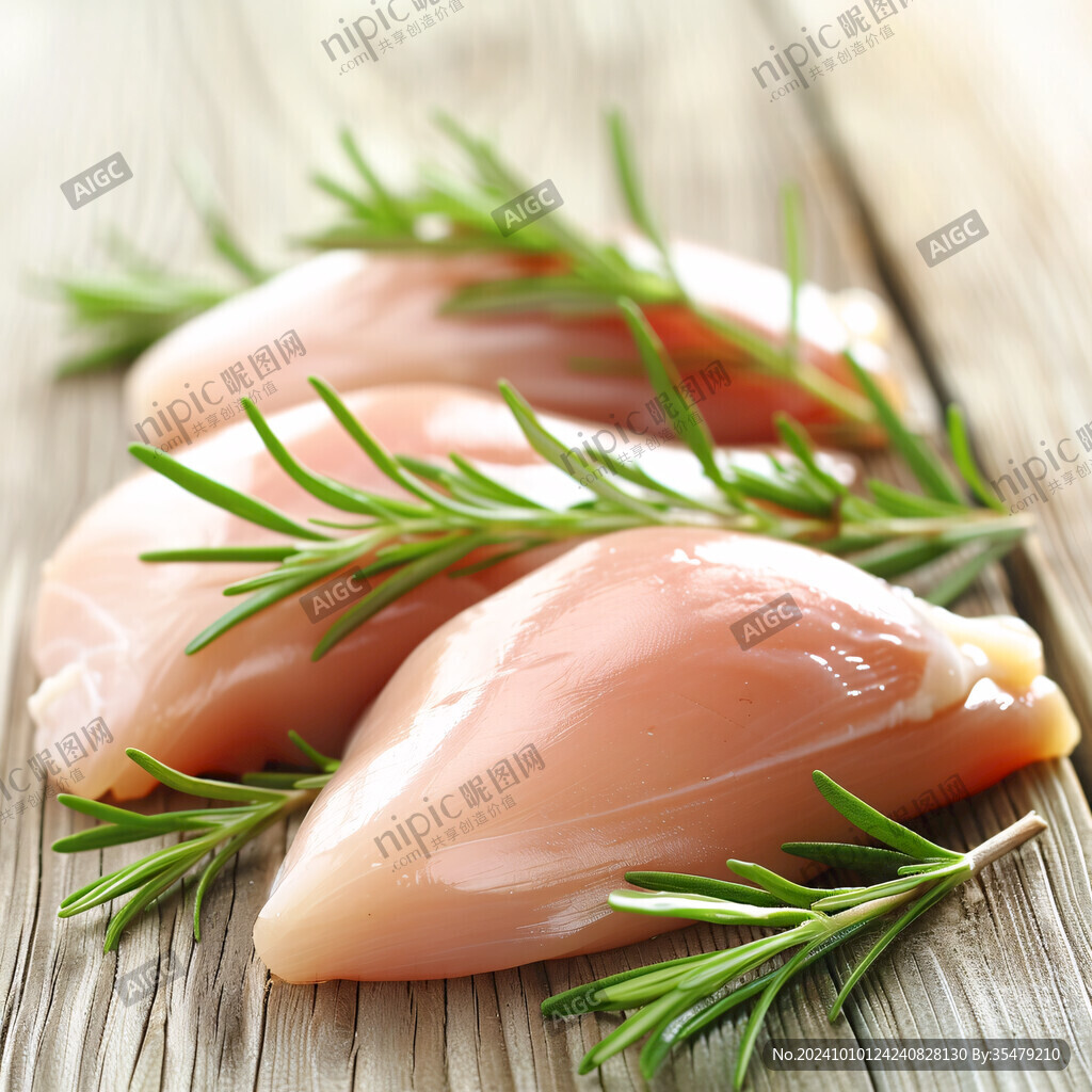 新鲜鸡胸脯肉