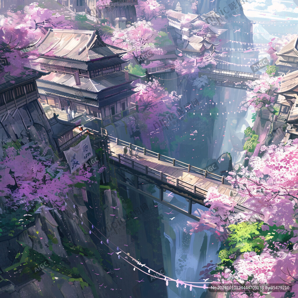 古风场景概念图