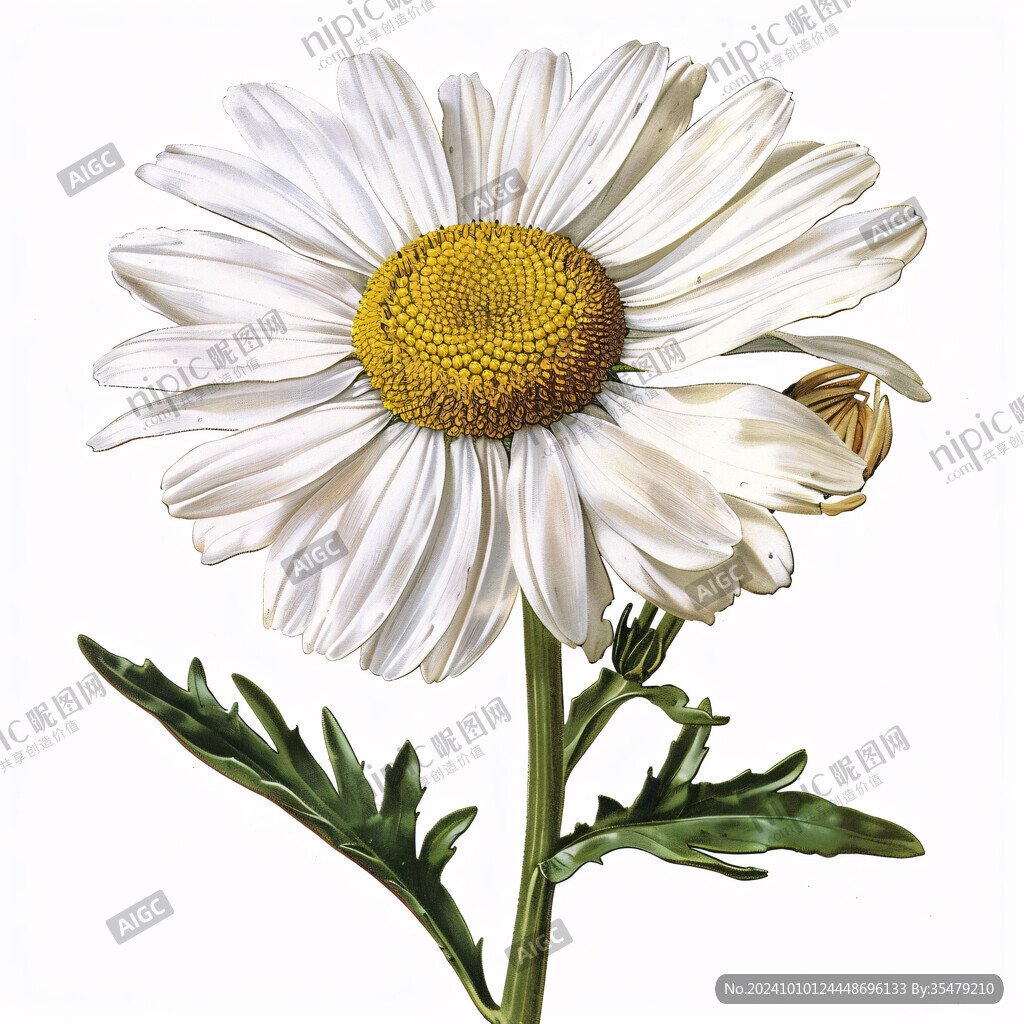 白色小菊花非洲菊