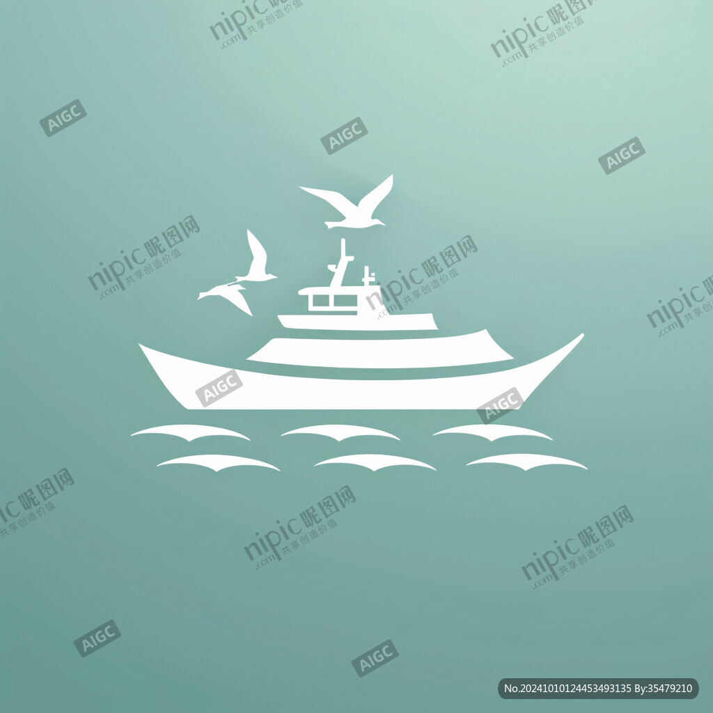 渔船鱼船logo