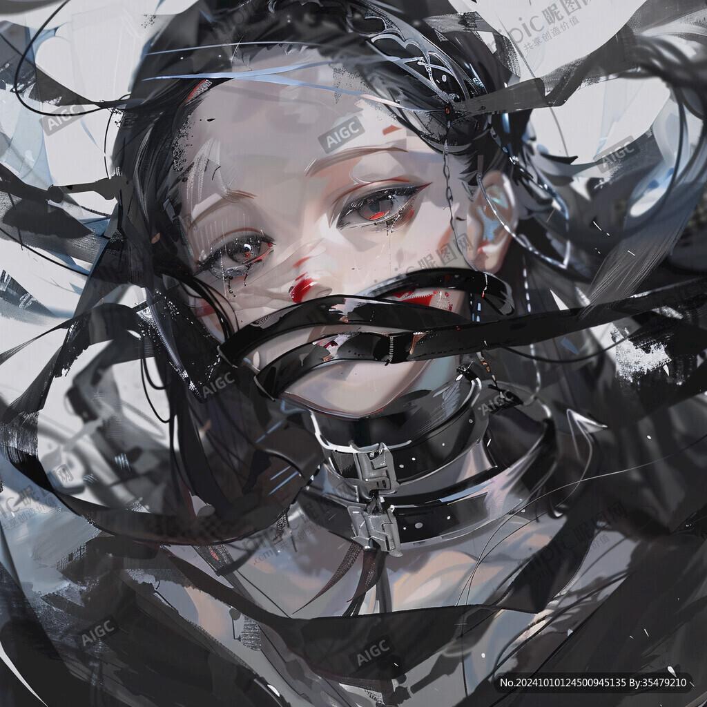 日韩厚涂插画