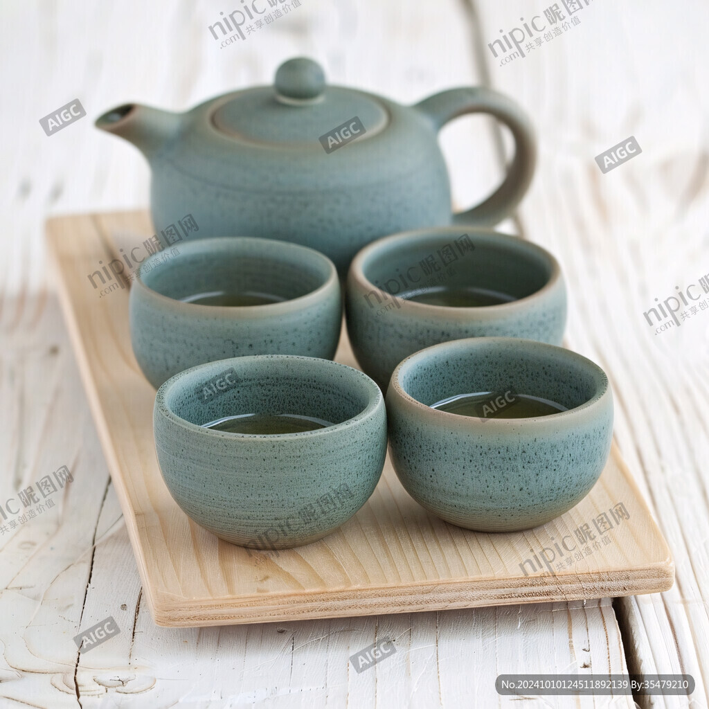 绿色杯子茶器