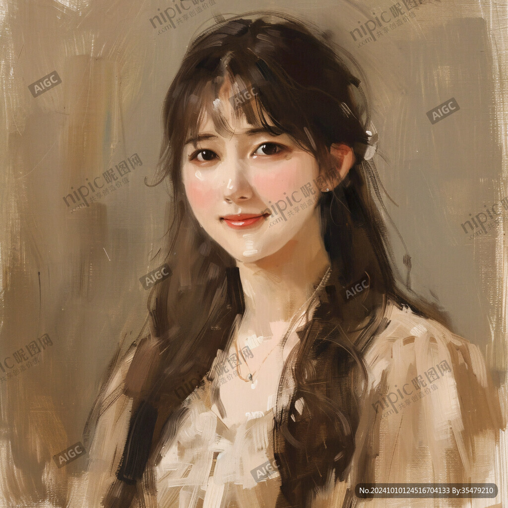 写实人物插画