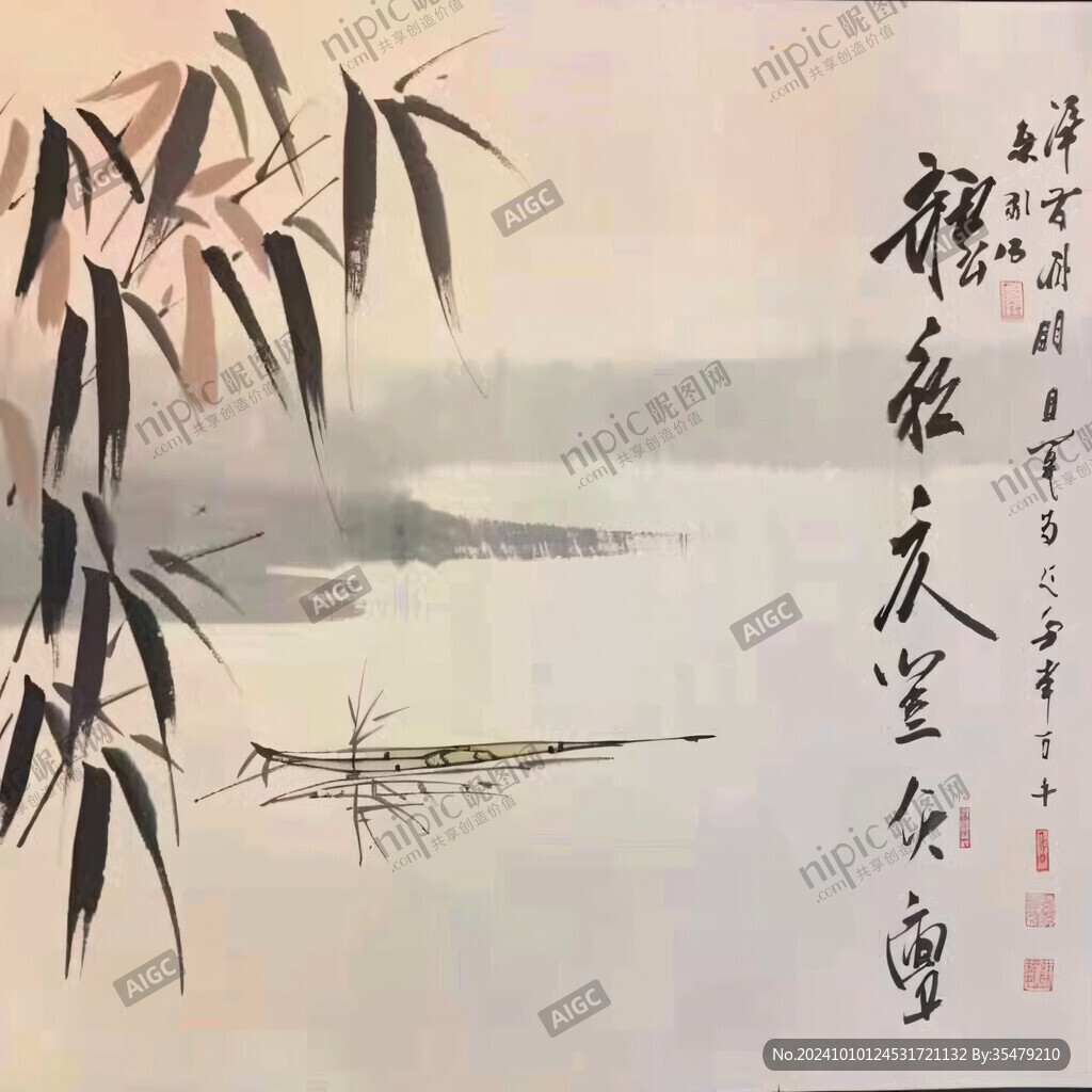 宁静致远墙画