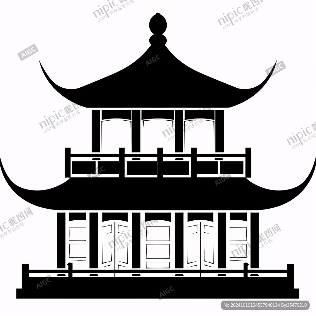 凉亭亭子剪影