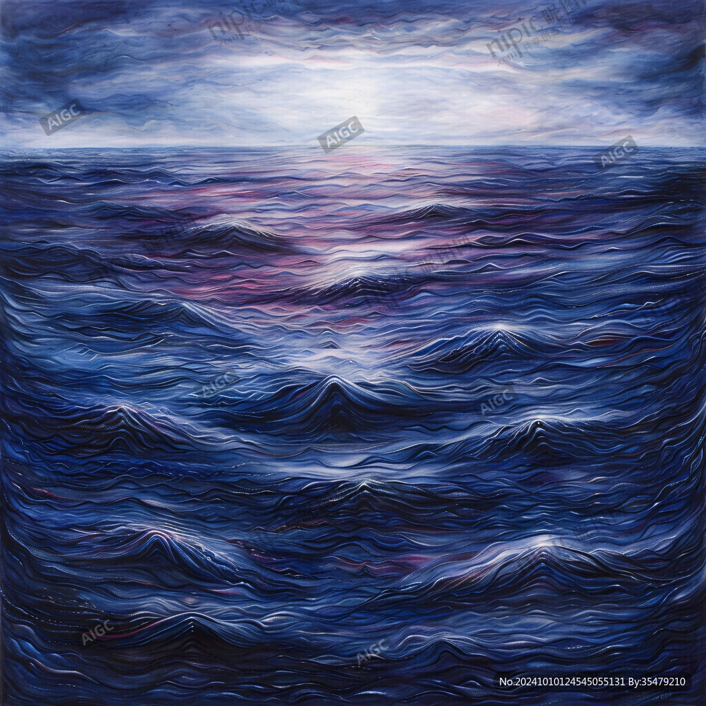 波浪波涛海浪装饰画
