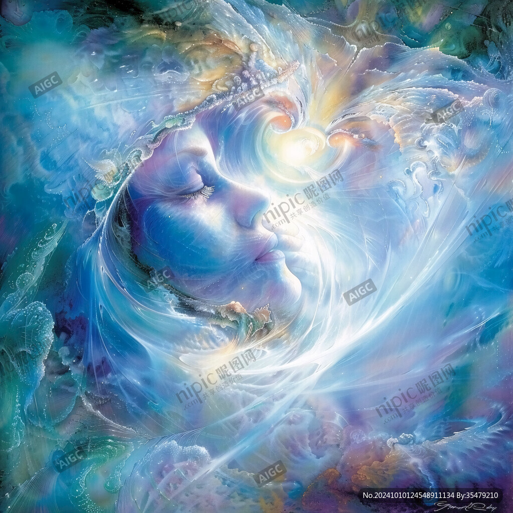 海洋流体画宇宙