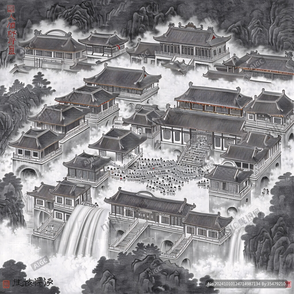 大悲禅院插画