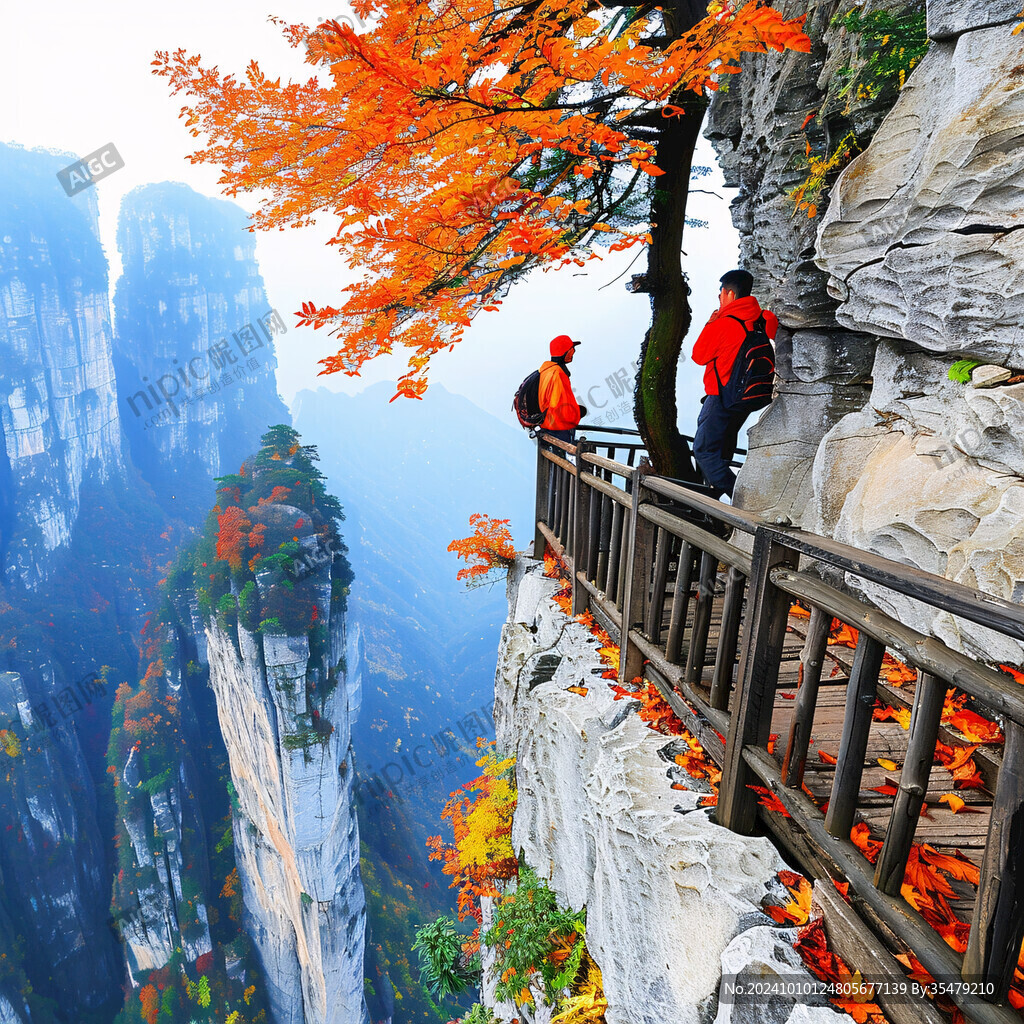旅游风景景观自然华山