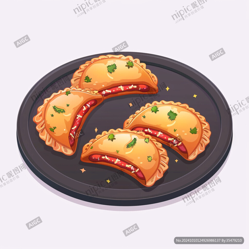 鸡蛋饼插画
