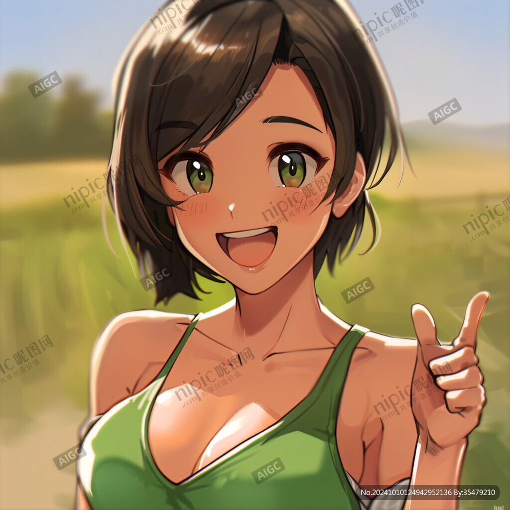 日韩厚涂插画