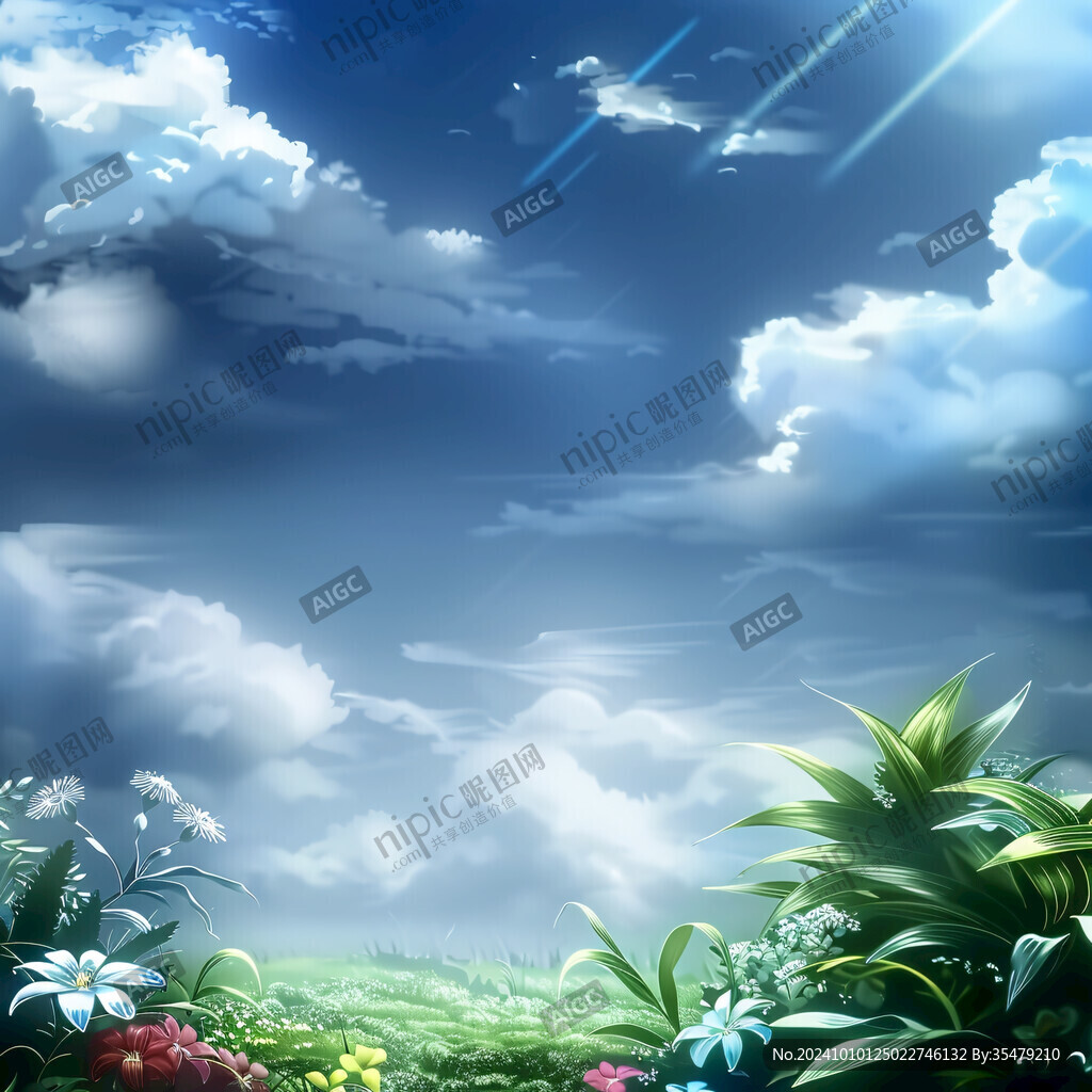 梦幻天空壁纸场景布置