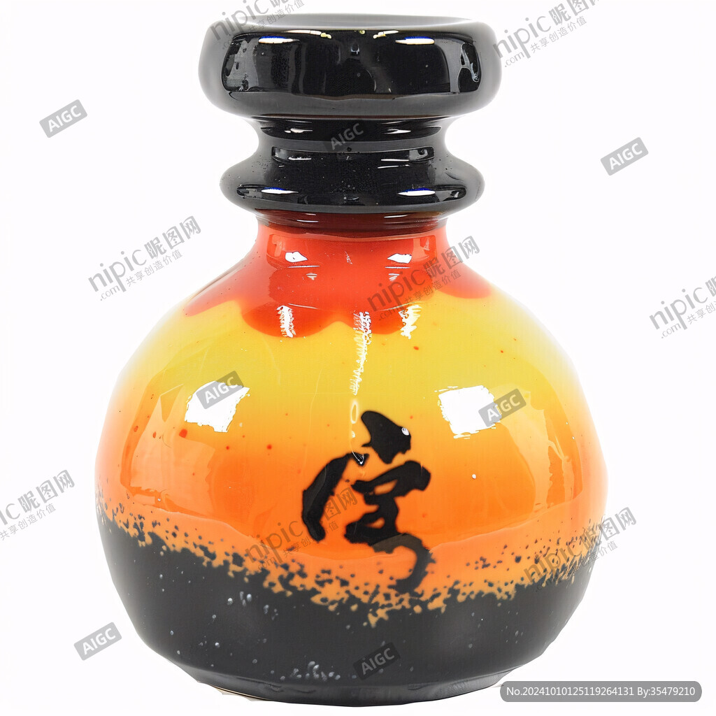 大坛酒瓶效果图
