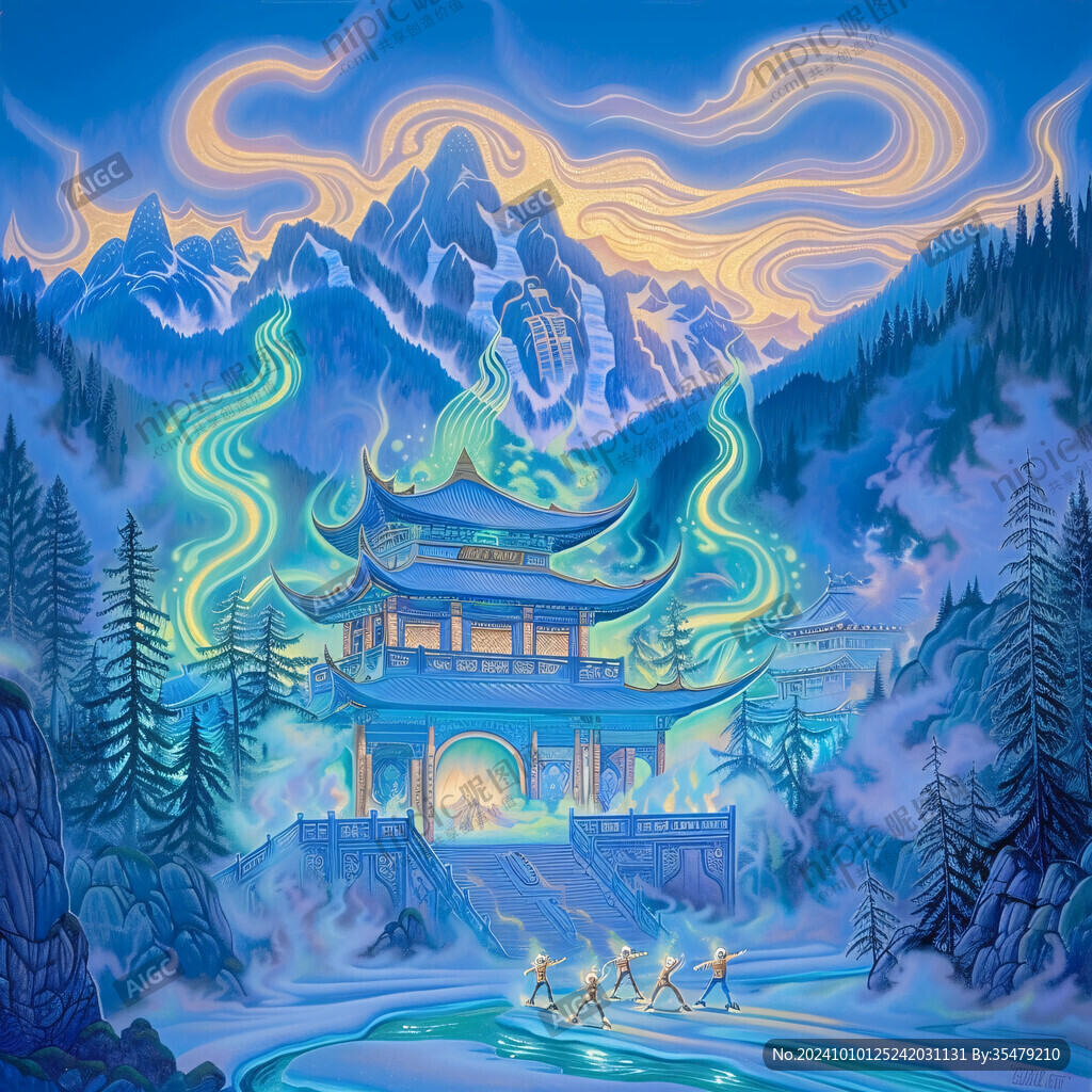 醉翁亭插画