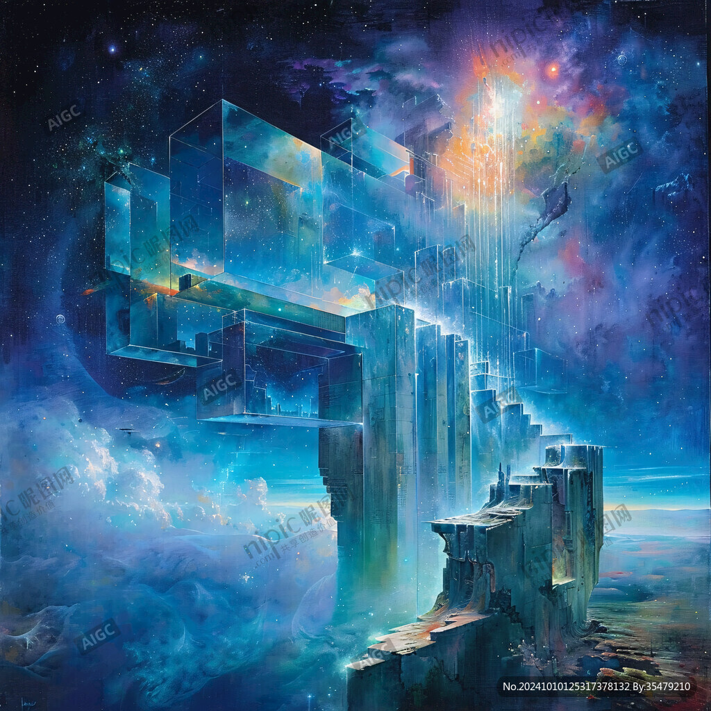 科幻油画油彩