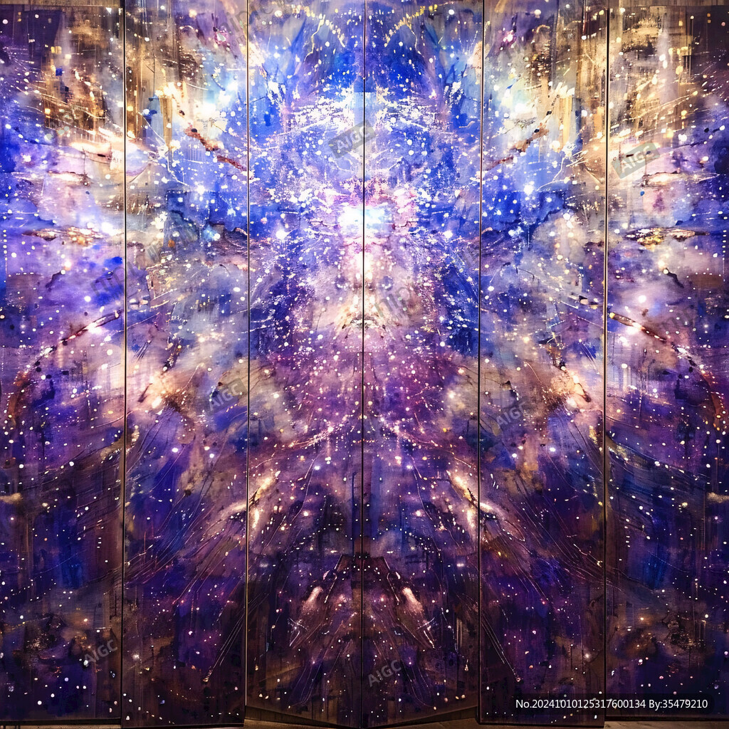星空吊顶喷画图