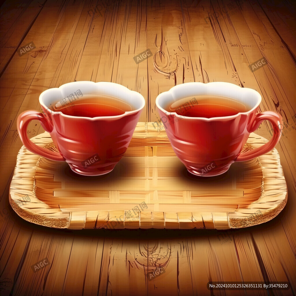茶杯装饰画