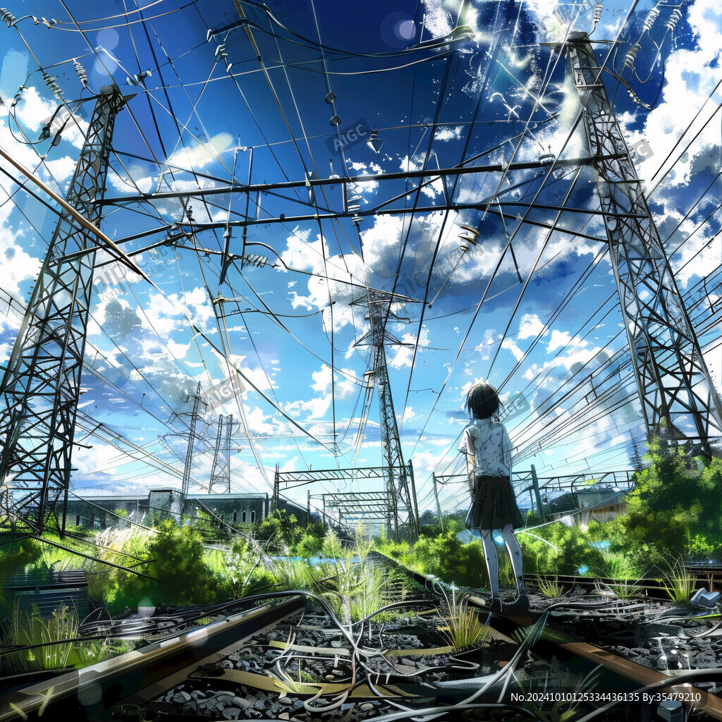 动漫场景插画