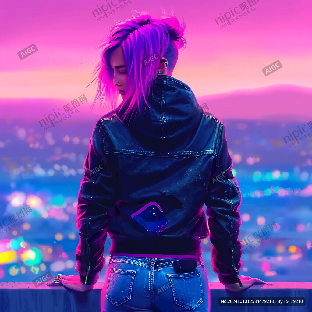 赛博朋克潮流人物