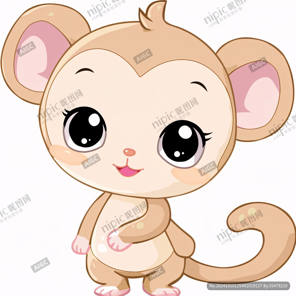 小猴卡通形象