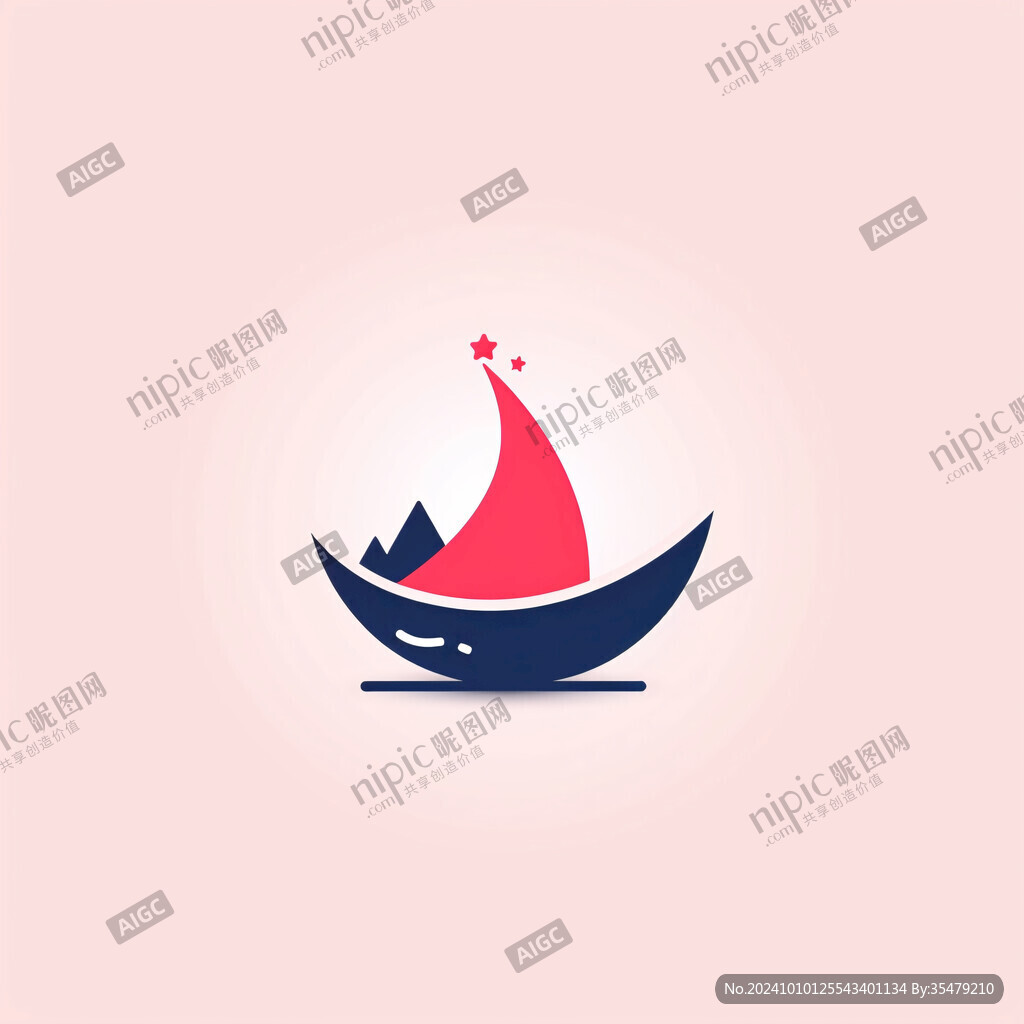 扬帆起航标志