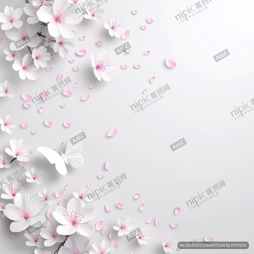 c玉兰花背景