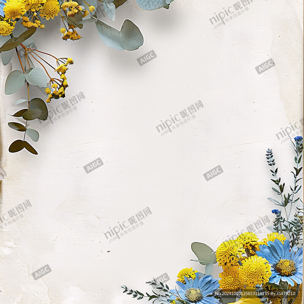 野菊花背景墙