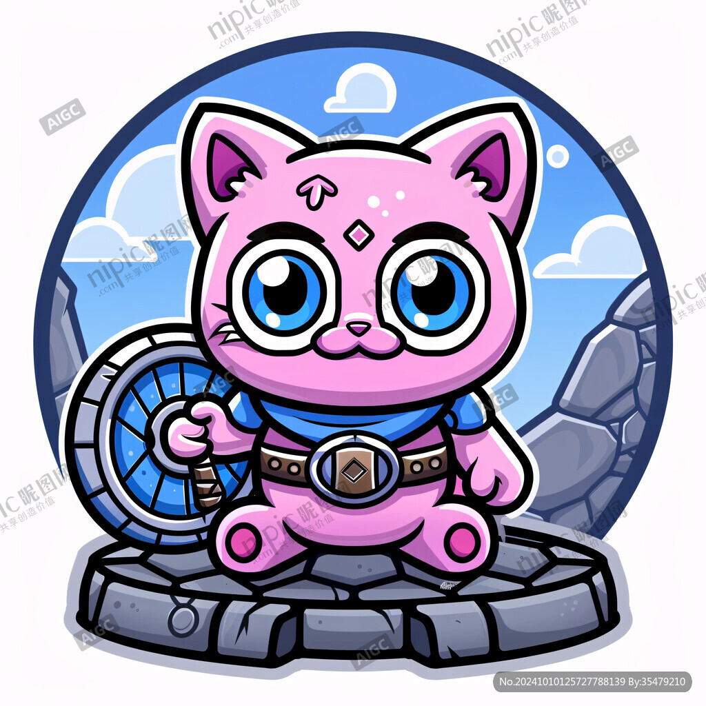 太空猫卡通形象