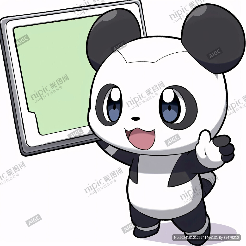 熊猫宝宝卡通形象