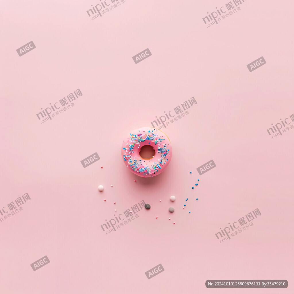 粉色球体简约抽象背景