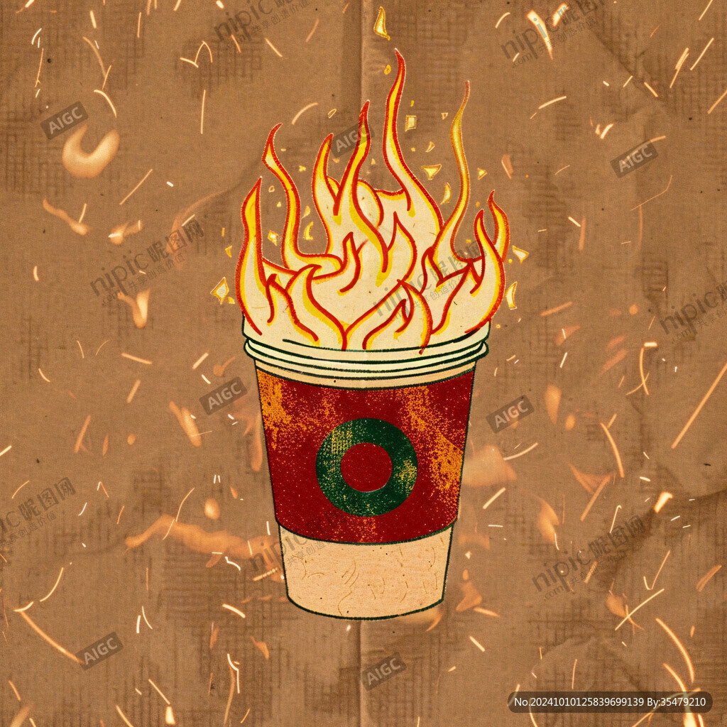 奶茶杯插画