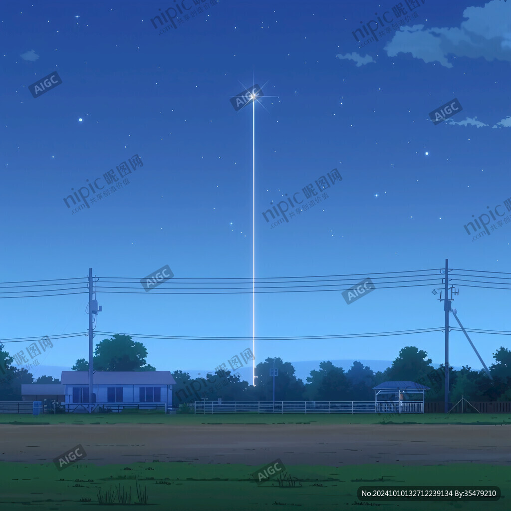 青春足球场夜景