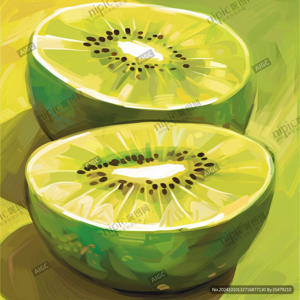 奇异果插画