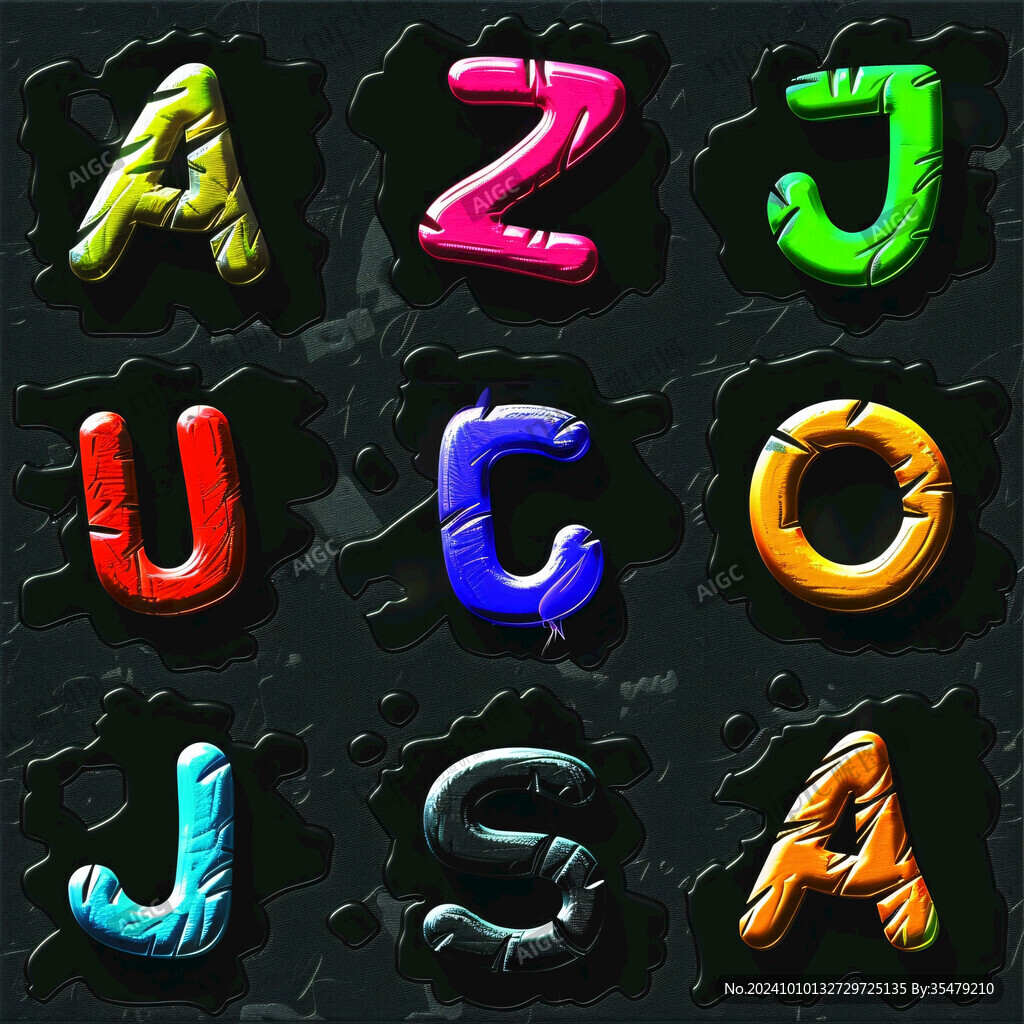 ac英文字母设计
