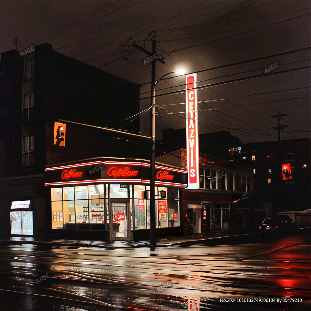 kfc夜景