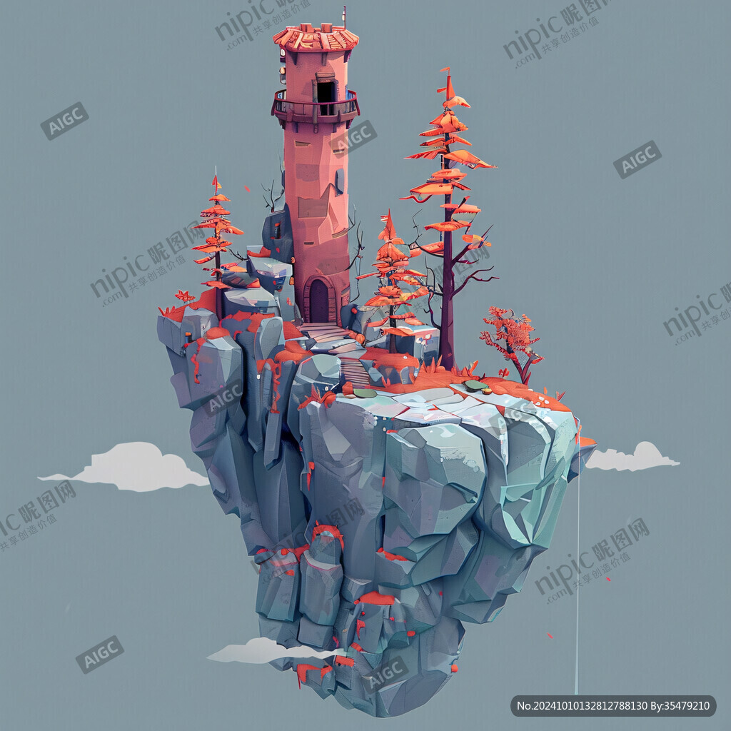 3d立体插画风格