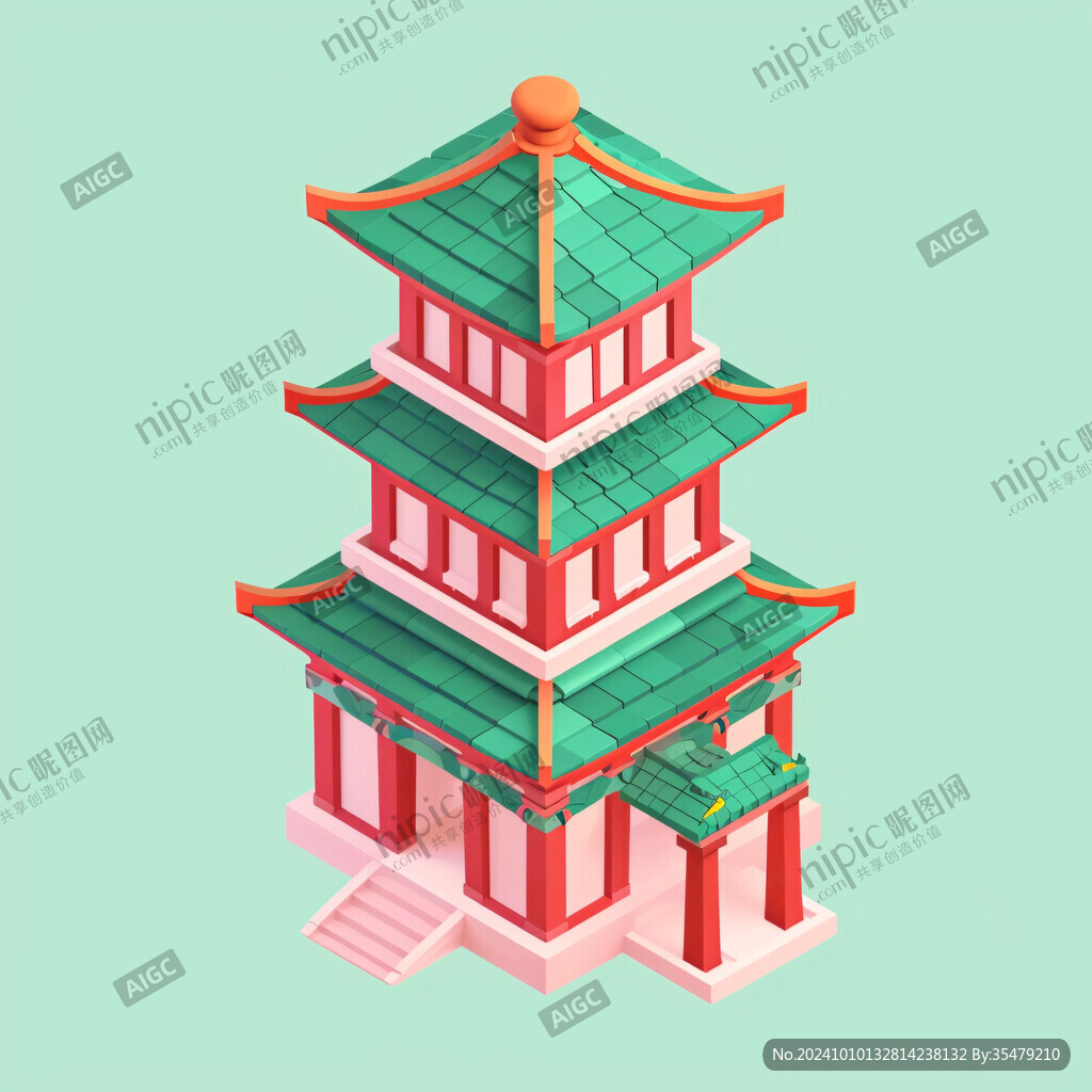 万寿塔插画